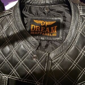 Harley-Davidson Black Quilted Bomber Jacket with Contrast Stitching